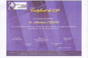 Stage S�curit� Octobre 2012 Aix en provence